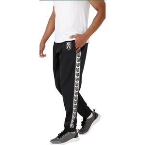 FOCO Men's NHL Team Color Stripe Logo Track Suit Pants Golden Knights Size M